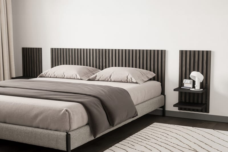 Avignon Sidebord 35x30 cm Sort - Venture Home - Lampebord - Bakkebord & små borde