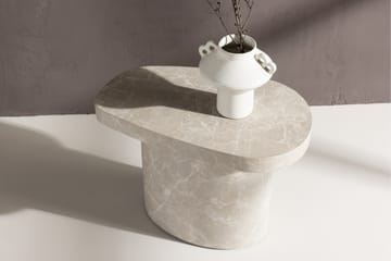 Båstad Sidebord 50x30 cm - Lysegrå - Møbler - Borde - Aflastningsbord - Lampebord