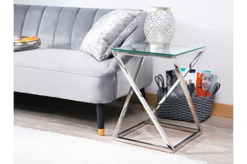 Beverly sidebord 40 cm - Sølv - Møbler - Borde - Aflastningsbord - Lampebord