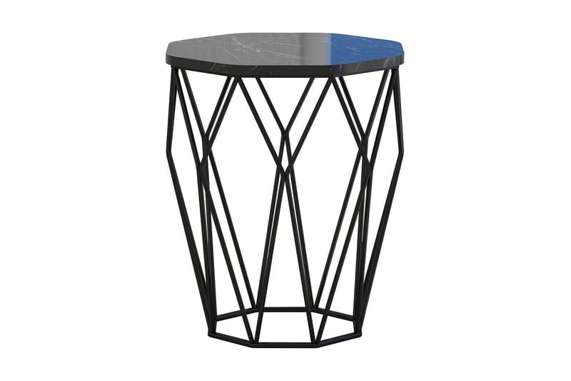 Bojana Sidebord Rundt 46 cm, Sort