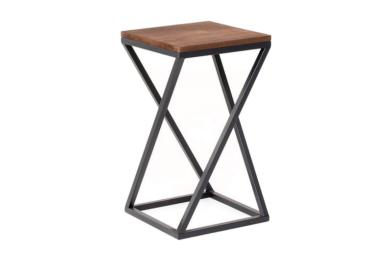 Buluca Sidebord 35x63x35 cm - Brun/Sort - Møbler - Borde - Aflastningsbord - Lampebord