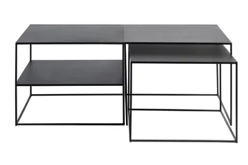 Burningham Konsolbord 65x65x50 cm - Sort - Møbler - Borde - Aflastningsbord - Lampebord