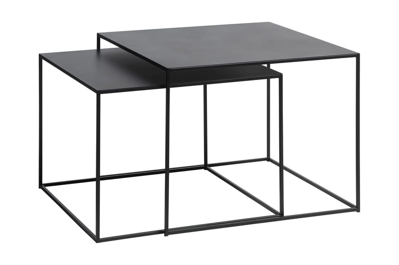 Burningham Sidebord 2 st - Sort - Møbler - Borde - Aflastningsbord - Lampebord