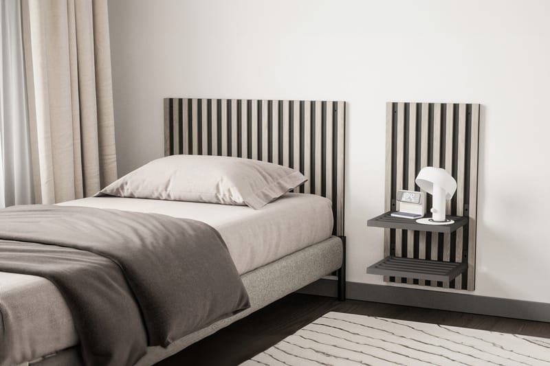 Caen Sidebord 35x30 cm - Sort - Møbler - Borde - Aflastningsbord - Lampebord