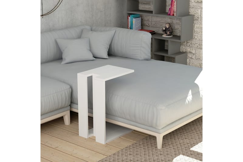 Decorta Sidebord - Hvid - Møbler - Borde - Aflastningsbord - Lampebord
