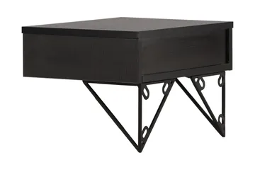 Depay Sidebord 41 cm - Sort - Møbler - Borde - Aflastningsbord - Lampebord