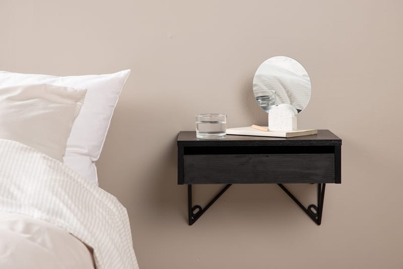 Depay Sidebord 41 cm - Sort - Møbler - Borde - Aflastningsbord - Lampebord