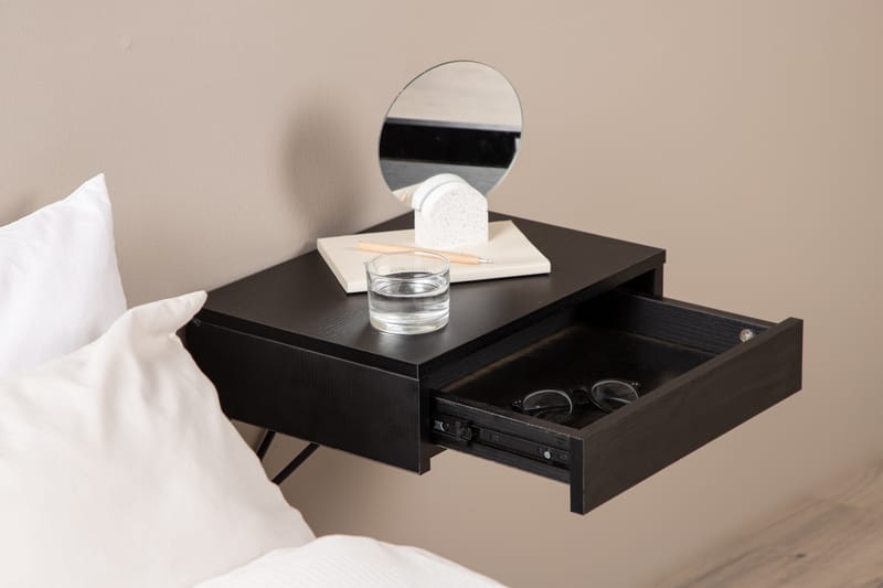 Depay Sidebord 41 cm - Sort - Møbler - Borde - Aflastningsbord - Lampebord
