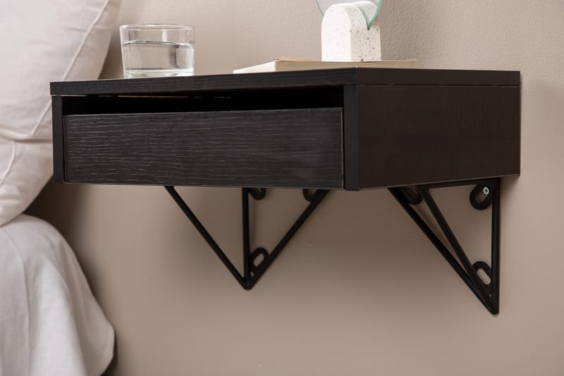 Depay Sidebord 41 cm - Sort - Møbler - Borde - Aflastningsbord - Lampebord