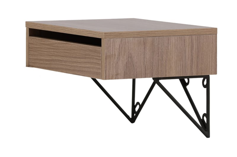 Depay Sidebord 41 cm - Valnød - Møbler - Borde - Aflastningsbord - Lampebord