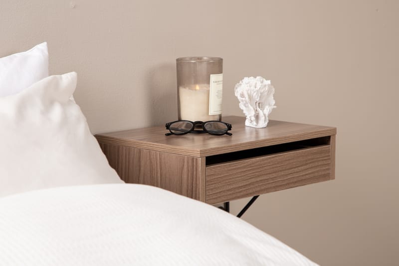 Depay Sidebord 41 cm - Valnød - Møbler - Borde - Aflastningsbord - Lampebord