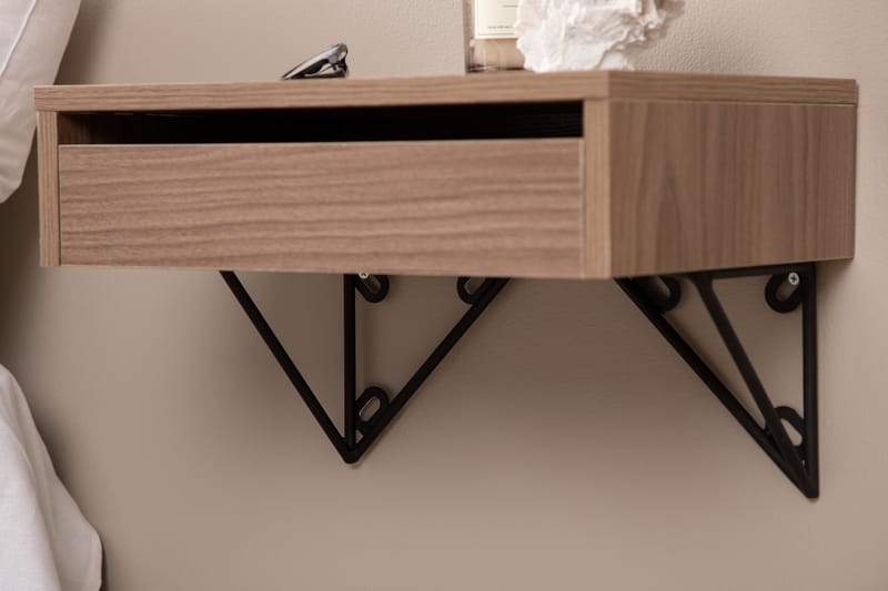 Depay Sidebord 41 cm - Valnød - Møbler - Borde - Aflastningsbord - Lampebord
