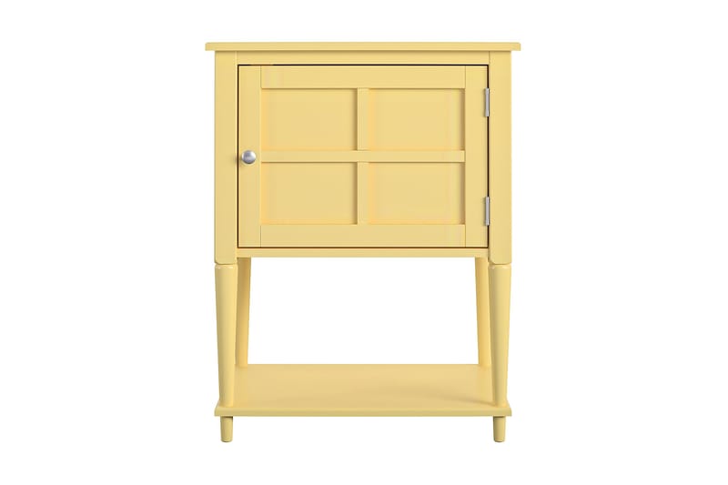 Fairmont Sidebord 56 cm Gul - Dorel Home - Møbler - Borde - Aflastningsbord - Lampebord