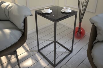 Falan sidebord 35 cm - Sort / hvid - Møbler - Borde - Aflastningsbord - Lampebord