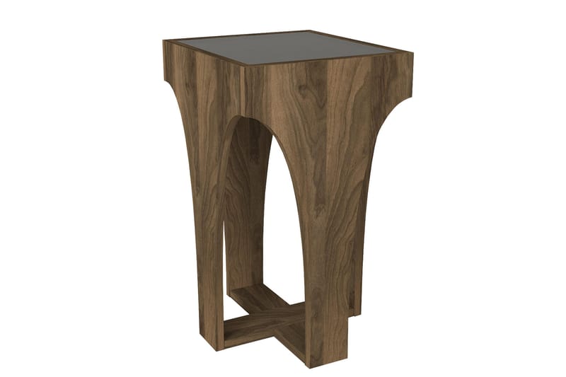 Ferwerts Sidebord 37 cm - Valnød / antracit - Lampebord - Bakkebord & små borde