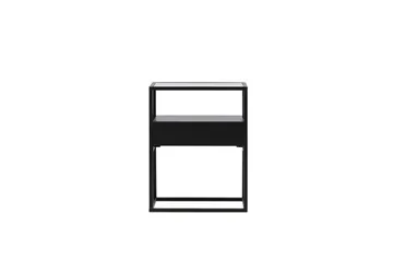 Fortaleza Sidebord 40x40 cm - Sort - Møbler - Borde - Aflastningsbord - Lampebord