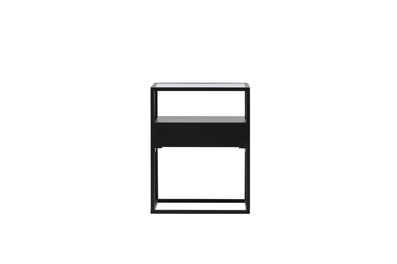 Fortaleza Sidebord 40x40 cm - Sort - Møbler - Borde - Aflastningsbord - Lampebord