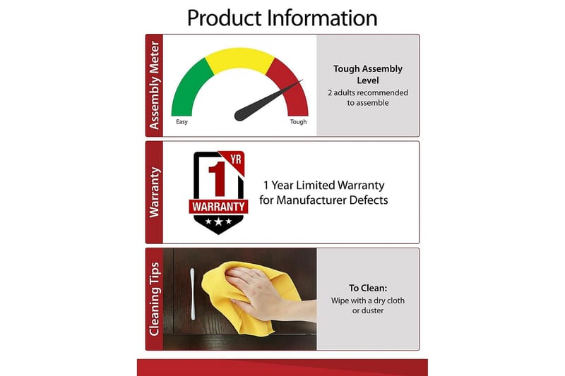Franklin Sidebord 56 cm 2 Skuffer Grå - Dorel Home - Møbler - Borde - Aflastningsbord - Lampebord