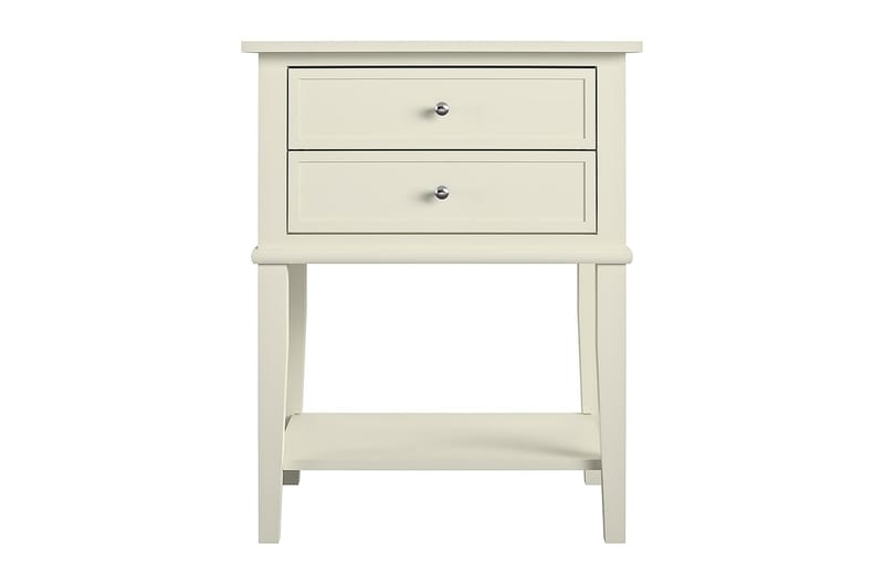Franklin Sidebord 56 cm Hvid - Dorel Home - Møbler - Borde - Aflastningsbord - Lampebord