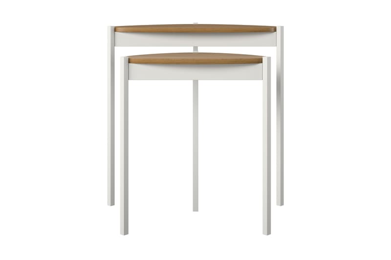 Genadi Sidebord - Hvid - Møbler - Borde - Aflastningsbord - Lampebord