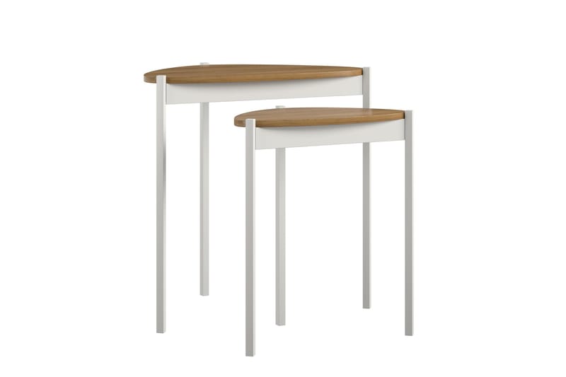 Genadi Sidebord - Hvid - Møbler - Borde - Aflastningsbord - Lampebord
