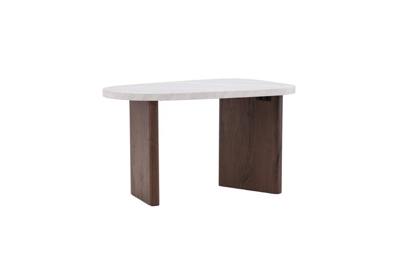 Grönvik Sidebord 70x45 cm Lysegrå - Venture Home - Lampebord - Bakkebord & små borde
