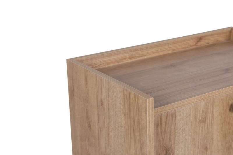 Kastals Sidebord 70 cm - Natur / sort - Lampebord - Bakkebord & små borde
