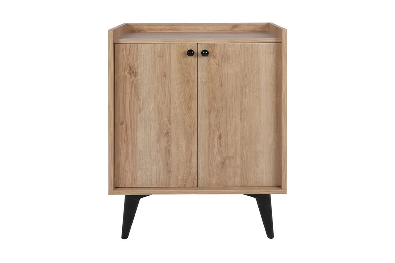 Kastals Sidebord 70 cm, Natur / sort