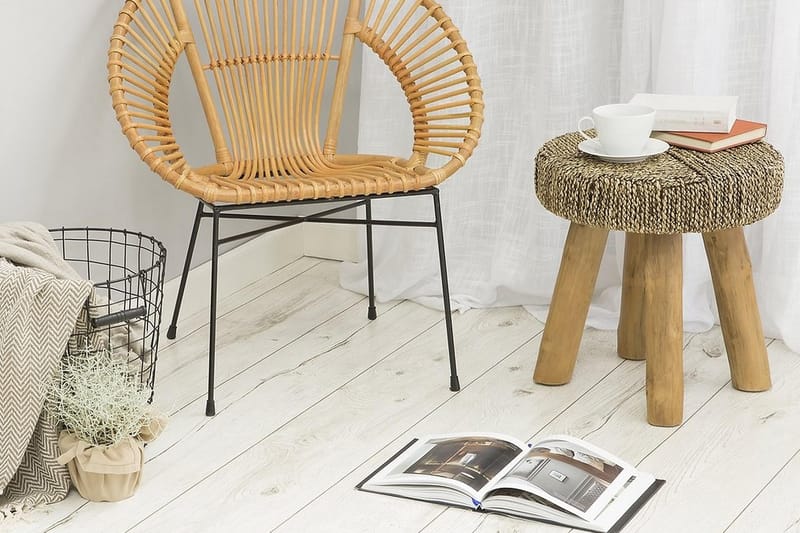Kelsey Sidebord 44 cm - Beige - Møbler - Borde - Aflastningsbord - Lampebord