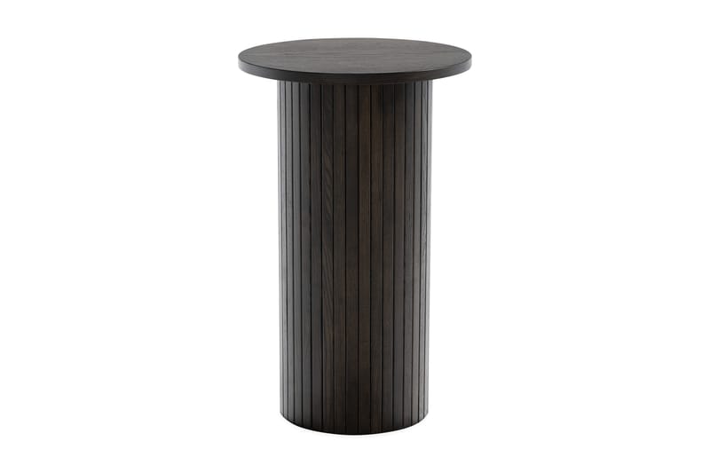 Kinnarpjoli Sidebord Rundt 40 cm - Mørkebrun - Lampebord - Bakkebord & små borde