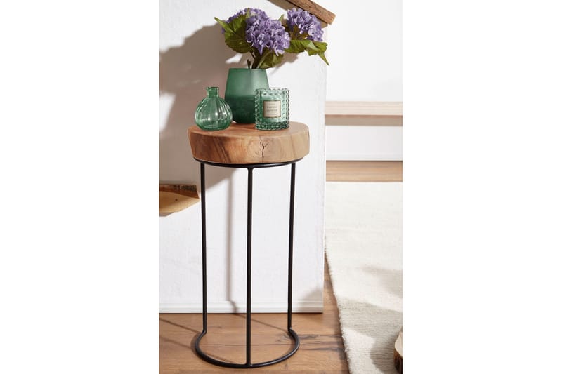 Lachlann Sidebord 28 cm - Træ / natur - Møbler - Borde - Aflastningsbord - Lampebord