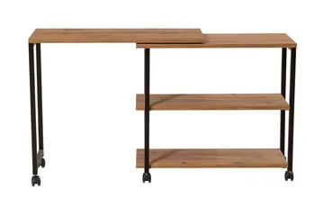 Lantenot sidebord 76 cm - Natur / sort - Møbler - Borde - Aflastningsbord - Lampebord