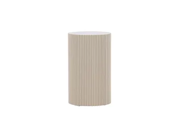Lenox Sidebord 50 cm - Beige - Møbler - Borde - Aflastningsbord - Konsolbord & sidebord