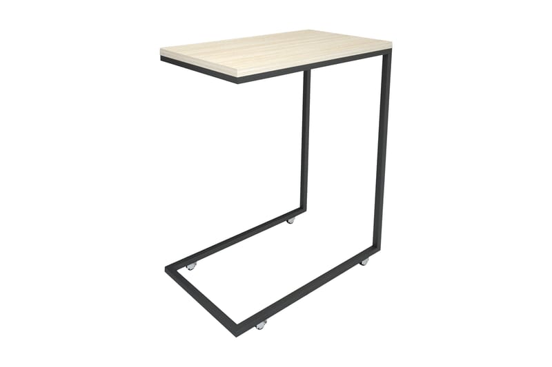 Maddeson Sidebord 46 cm - Beige/Sort - Møbler - Borde - Aflastningsbord - Lampebord