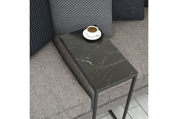 Maddeson Sidebord 46 cm - Sort/Hvid - Møbler - Borde - Aflastningsbord - Lampebord