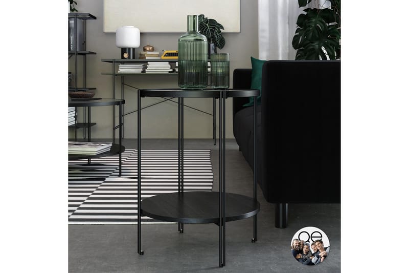 Marinko Sidebord - Sort - Møbler - Borde - Aflastningsbord - Lampebord