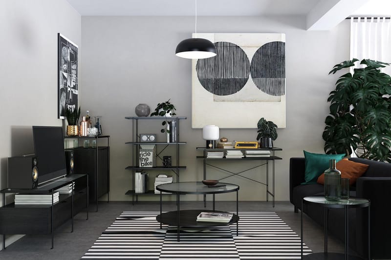 Marinko Sidebord - Sort - Møbler - Borde - Aflastningsbord - Lampebord