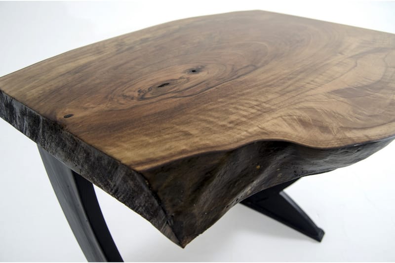 Massive Design Sidebord 52 cm - Valnød - Lampebord - Bakkebord & små borde
