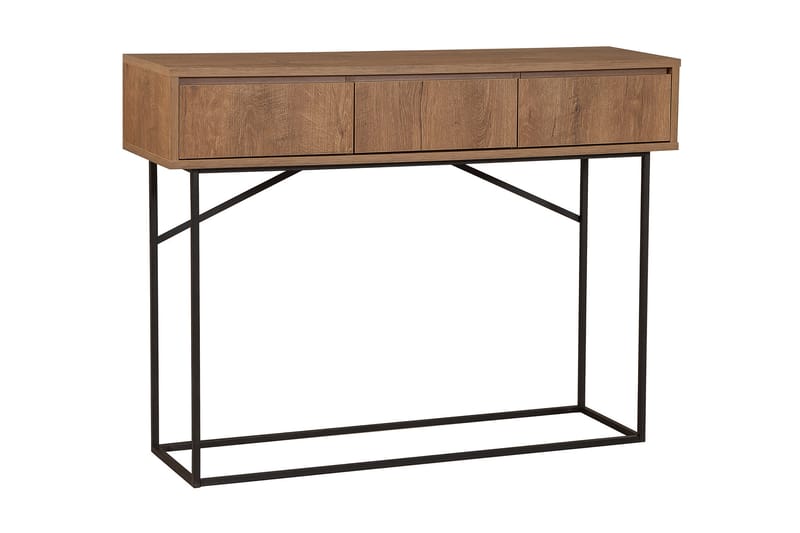 Mijara sidebord 120 cm - Mørkebrun / sort - Møbler - Borde - Aflastningsbord - Lampebord