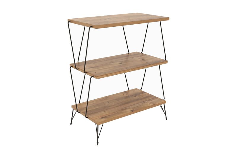 Mistretta Side Sidebord 48 cm - Natur / sort - Møbler - Borde - Aflastningsbord - Lampebord