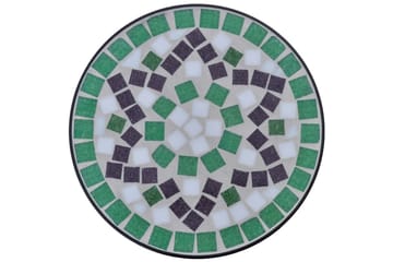 Mosaikbord Grøn Hvid - Grøn - Møbler - Borde - Aflastningsbord - Lampebord