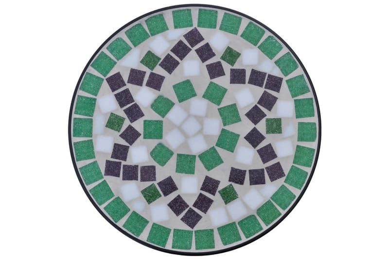 Mosaikbord Grøn Hvid - Grøn - Møbler - Borde - Aflastningsbord - Lampebord