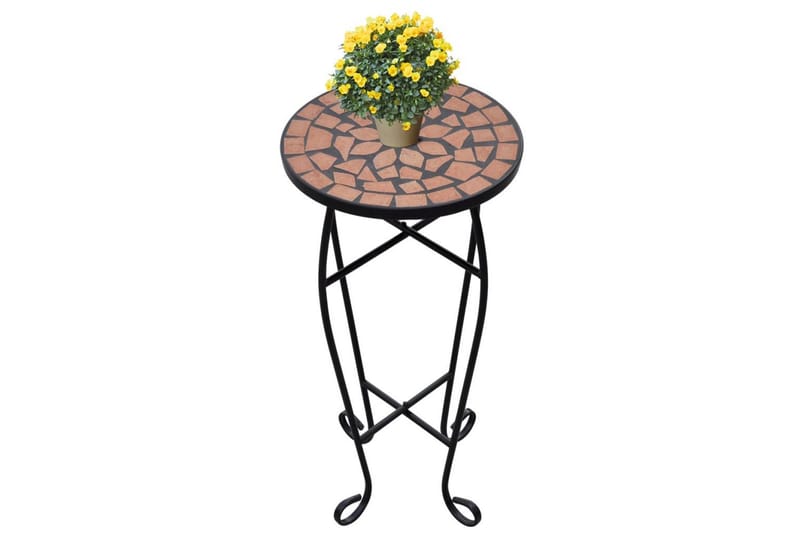 Mosaikbord Terracotta - Orange - Møbler - Borde - Aflastningsbord - Lampebord