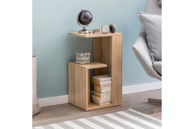 Moyinoluwa Sidebord 35 cm - Træ / natur - Møbler - Borde - Aflastningsbord - Lampebord