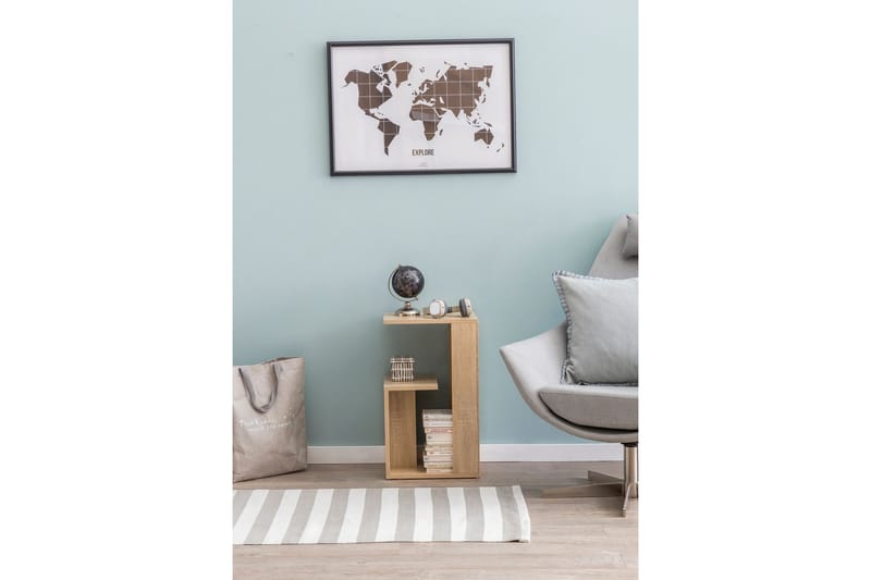 Moyinoluwa Sidebord 35 cm - Træ / natur - Møbler - Borde - Aflastningsbord - Lampebord