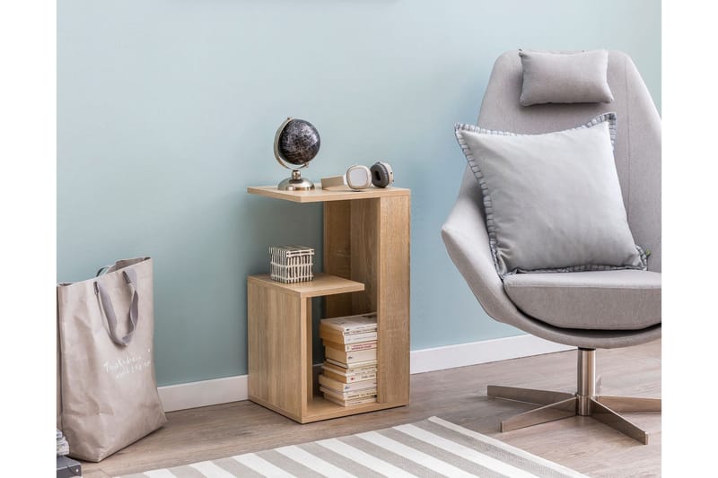 Moyinoluwa Sidebord 35 cm - Træ / natur - Møbler - Borde - Aflastningsbord - Lampebord