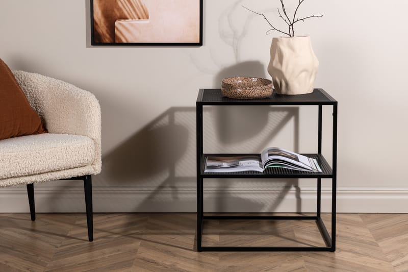 Netz Sidebord 55 cm - Sort - Møbler - Borde - Aflastningsbord - Lampebord