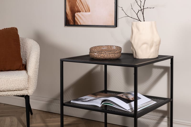 Netz Sidebord 55 cm - Sort - Møbler - Borde - Aflastningsbord - Lampebord