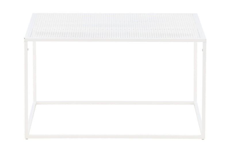 Netz Sidebord 80 cm - Hvit - Møbler - Borde - Aflastningsbord - Lampebord