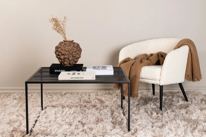 Netz Sidebord 80 cm - Sort - Møbler - Borde - Aflastningsbord - Lampebord